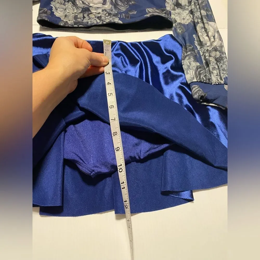 Revolution Tenth House 2 piece dance costume navy blue COMPASS ROSE TH22055 LC